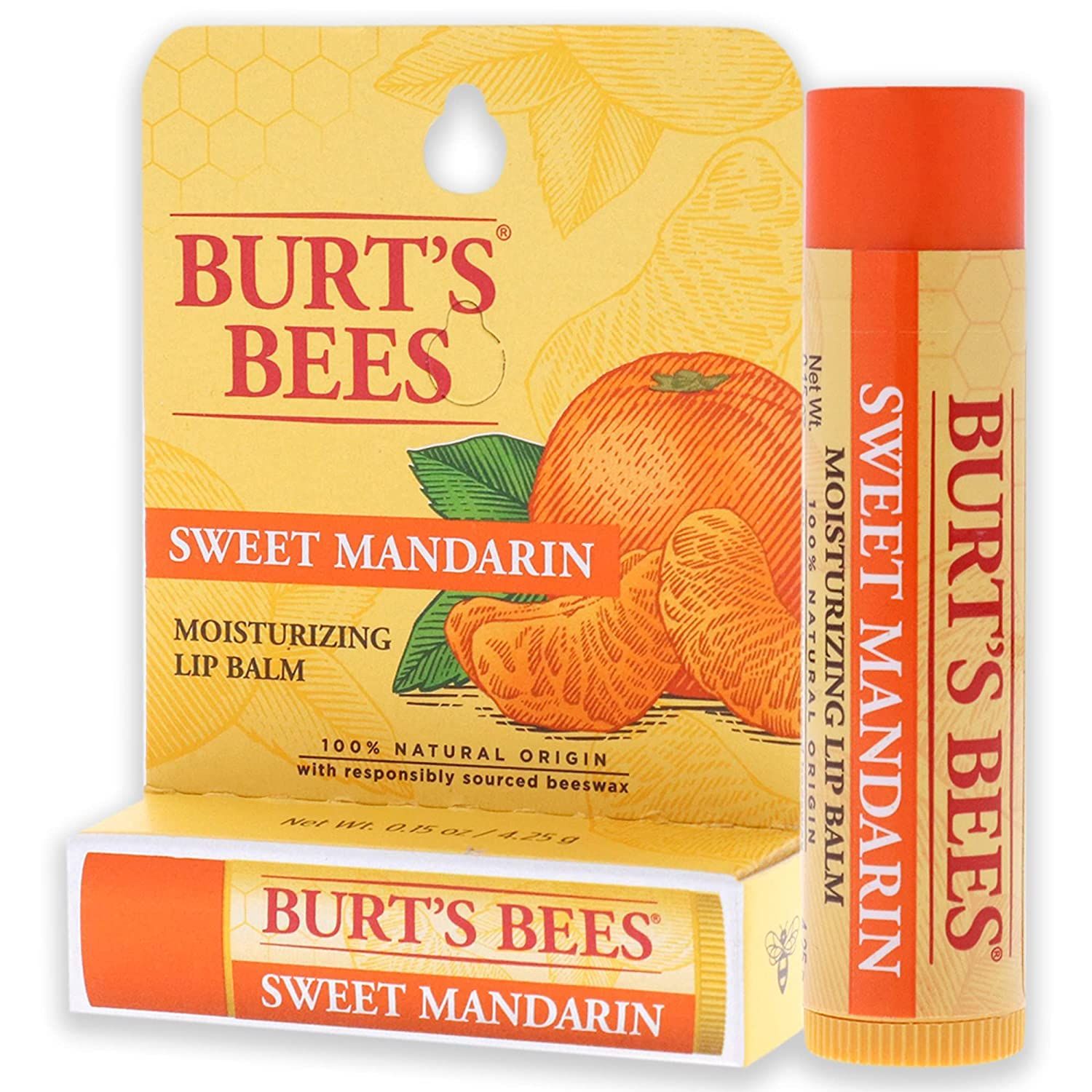 8 Pack Burt&#39;s Bees Sweet Mandarin Lip Balm