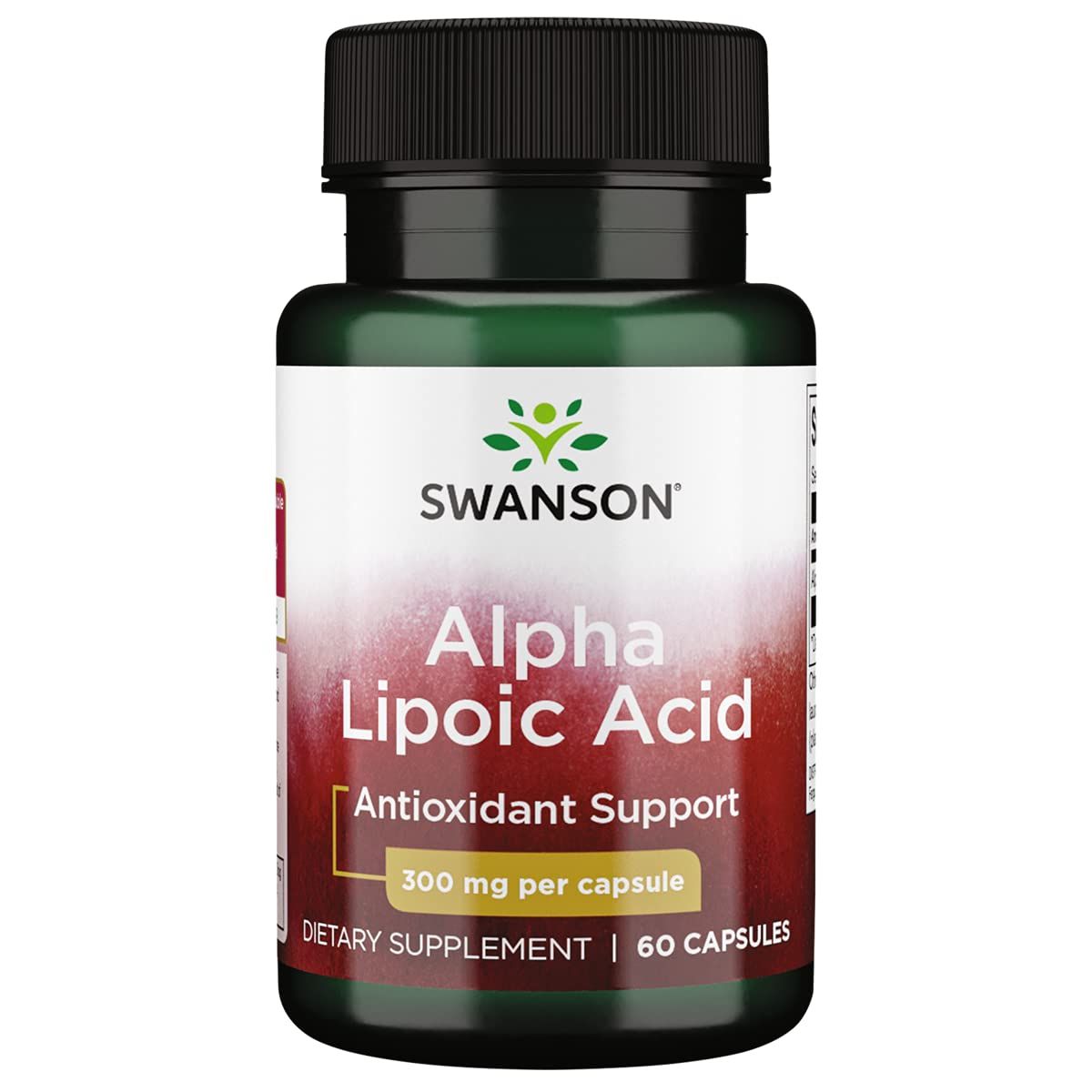 Swanson Alpha Lipoic Acid - Antioxidant Activity Supplement - 300 mg 60 Capsules