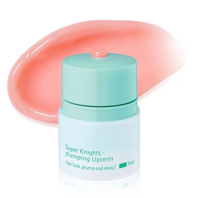 belif Super Knights Lipcerin - Plumping Lip Butter Balm with Hyaluronic Acid &amp; Vitamin C | Hydrating Korean Lip Care for Teens &amp; Women | Smooths Texture &amp; Strengthens Barrier | Ideal Gift