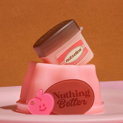 Nutseline Super Nut Collagen Keyring Lip Balm 11ml - 3-in-1 Lip Care Korean Skin Care, Plumps &amp; Firms Lips, Collagen-Boosting, Shea Butter Formula for Hydration &amp; Smoothness, Portable Keyring Design
