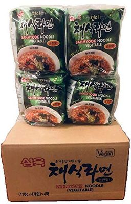 Sahmyook Mild VEGAN Ramen, 4 Ounce (16 Pack)