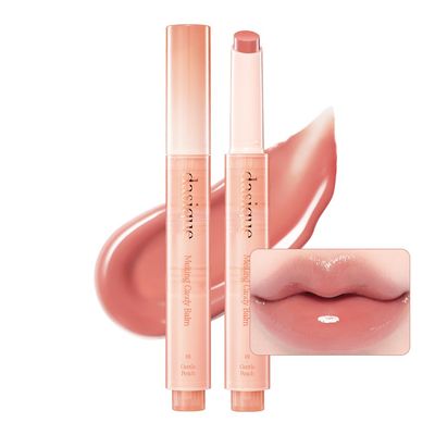 Dasique Melting Candy Balm (01 Gentle Peach) | Glossy Balm | Moisturizing | For dry Lips | Vegan