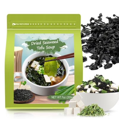 7oz Dried Miso Soup Mix - Instant Wakame Seaweed, Tofu &amp; Green Onion Base for Ramen, Udon, Noodles, Stews, Camping Meals - Non-GMO, Vegan, Japanese Soup Kit