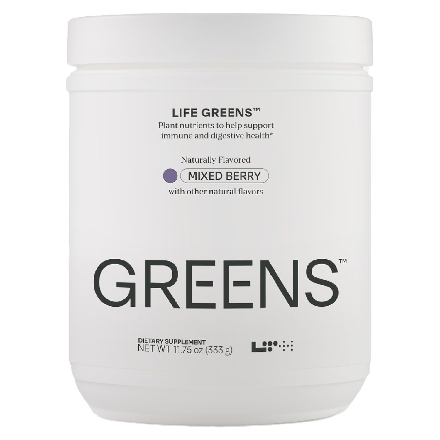 LTH Life Greens - Trusted by Life Time Fitness Members - Premium Superfood Powder with Probiotics, Enzymes, Phytonutrients &amp; Fiber - Supports Antioxidants &amp; Immune Health - Mixed Berry, 11.75 oz
