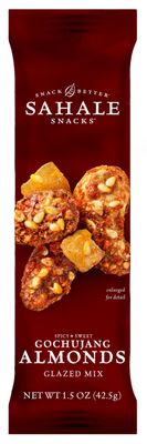 Sahale Snacks Gochujang Almonds Glazed Mix, 1.5 oz Bags (18 Packs) - Dry-Roasted Deluxe Mixed Nuts Inspired By Traditional Korean BBQ - Non-GMO, Kosher, &amp; Certified Gluten-Free Snacks