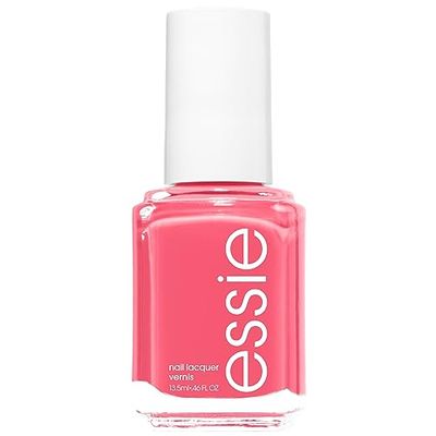 essie Salon-Quality Nail Polish, 8-Free Vegan, Bright Coral, Cute As A Button, 0.46 fl oz