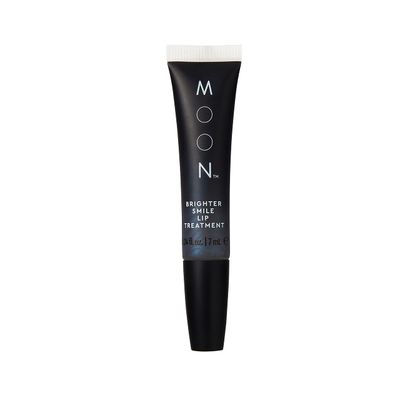 MOON Brighter Smile Hydrating Lip Treatment - Peppermint Lip Gloss Balm with Light-Reflecting Mica - Color-Correct Yellow Tones on Teeth and Nourish Dry Lips (1.24 Fl Oz)