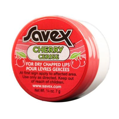 Lip Balm, Moisturizes and Soothes, Cherry - 0.25 oz (Pack of 2)