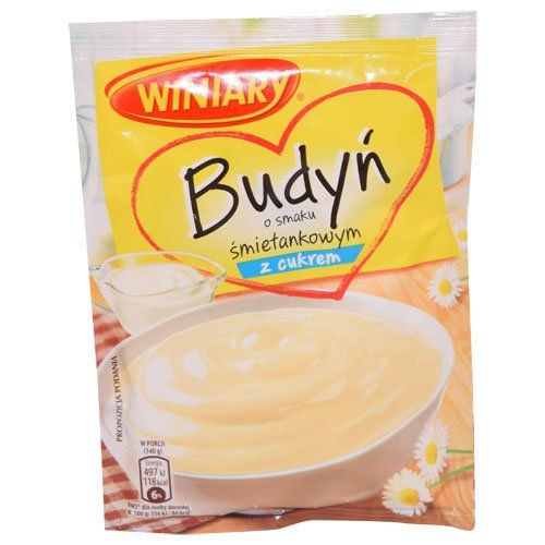 Winiary Cream Flavored Budyn 60g (Pack of 5)