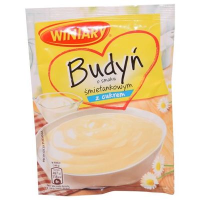 Winiary Cream Flavored Budyn 60g (Pack of 5)