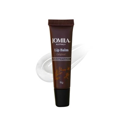 Jomila Lip Balm, Chapstick for Dry and Chapped Lips, Ultra-Smooth, Long-Lasting, and Hydrating, Restore Natural Moisture Balance for Plump, Fuller-Looking Lips, Flavour - Original, 15g