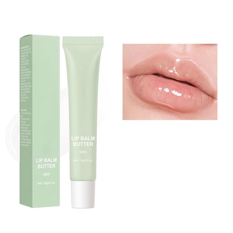 Easilydays Lip Butter Lip Balm, Conditioning Lip and Lip Balm, Sheer-Tinted, Instant Moisture, Shine and Hydration, Ultra-Nourishing Lip Moisturizer Lip Care Oil for Soft, Soothing Lip Care, 2 Mint