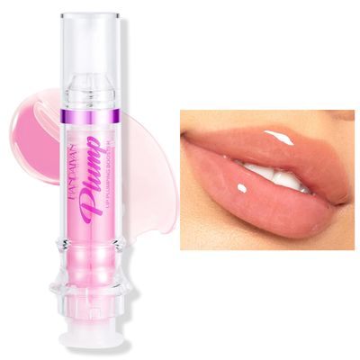 Erinde Lip Plumper Gloss, Natural Spicy Lip Plumping Booster, Ultra-Hydrating &amp; Nourishing Plump Lip Plumper, Glossy Finish Fuller Lip Plumping Oil for Women Girls, 01