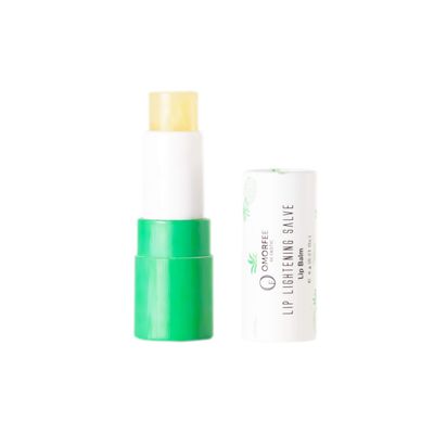 Omorfee 100 Organic Lip Lightening Stick for Dark Lips, Lip Whitening Lipstick with SPF, Natural Lip Balm Protection &amp; Repair, Cocoa Butter, Carrot Seed Oil &amp; Pineapple Extract - 6 Grams/0.21 Oz