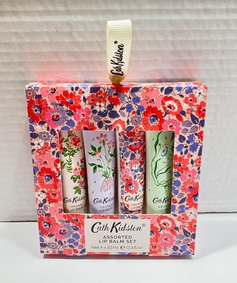 Heathcote &amp; Ivory Cath Kidston Roots &amp; Raindrops Trailing Florals Assorted Lip Balms