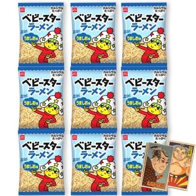 Beatcraft Baby Star Ramen Fried Noodle Snack with Japanese Toy (Regular, Light Solt)