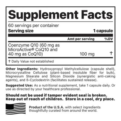 Jigsaw Health CoQ10 w/SRT | Heart Health Support | with Sustained Release Technology | 60 Capsules