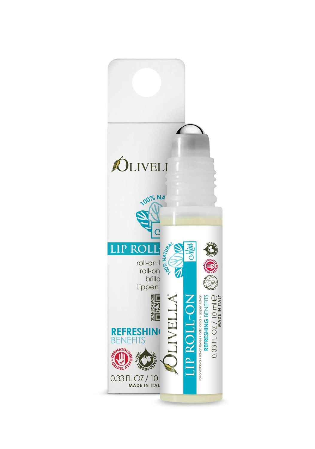 Olivella Lip Roll-On, Mint, 1 Count