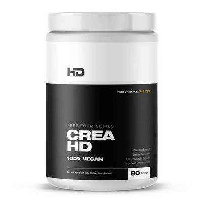 HD MUSCLE CreaHD Creapure | 100 Vegan Creatine Monohydrate Supplement | for Improved Energy, Recovery, Muscle Growth, &amp; Performance | 80 Servings