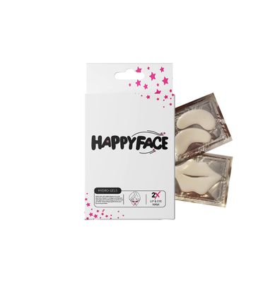 New Lip and Eye Mask 2 Sets, Hydro-Gel Eye Mask For Puffiness, Lip Collagen Plumper, Eye Mask Skincare, Rich Goat Milk (white/white)