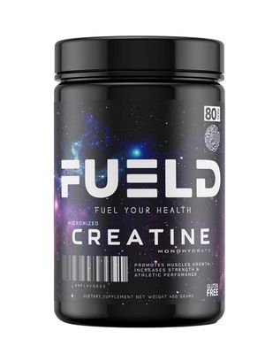 FUELD Creatine Monohydrate Micronized Powder 400G,5000mg Per Serv (5g), 80 Servings, Unflavored, Keto Friendly, Vegan, Non-GMO, Gluten Free, Soy Free, No Artificial Ingredients