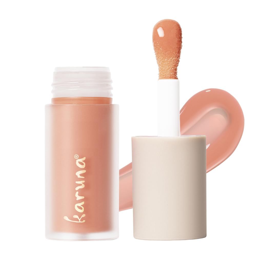 Karuna Skin - Tinted Lip Oil, Soothing &amp; Moisturizing Lip Products with Peptides, Antioxidants, Hydrating Flattering Vegan Lip Tint (Soar)