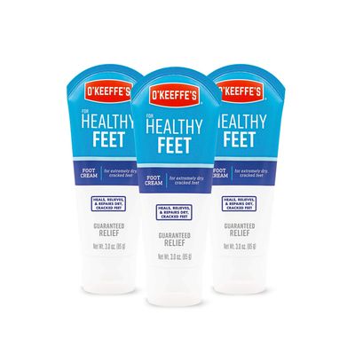 O&#39;Keeffe&#39;s K0280004-3 Healthy Feet Foot Cream Tube (3 Pack), 3 oz