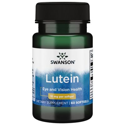 Swanson Lutein 10 Milligrams 60 Sgels