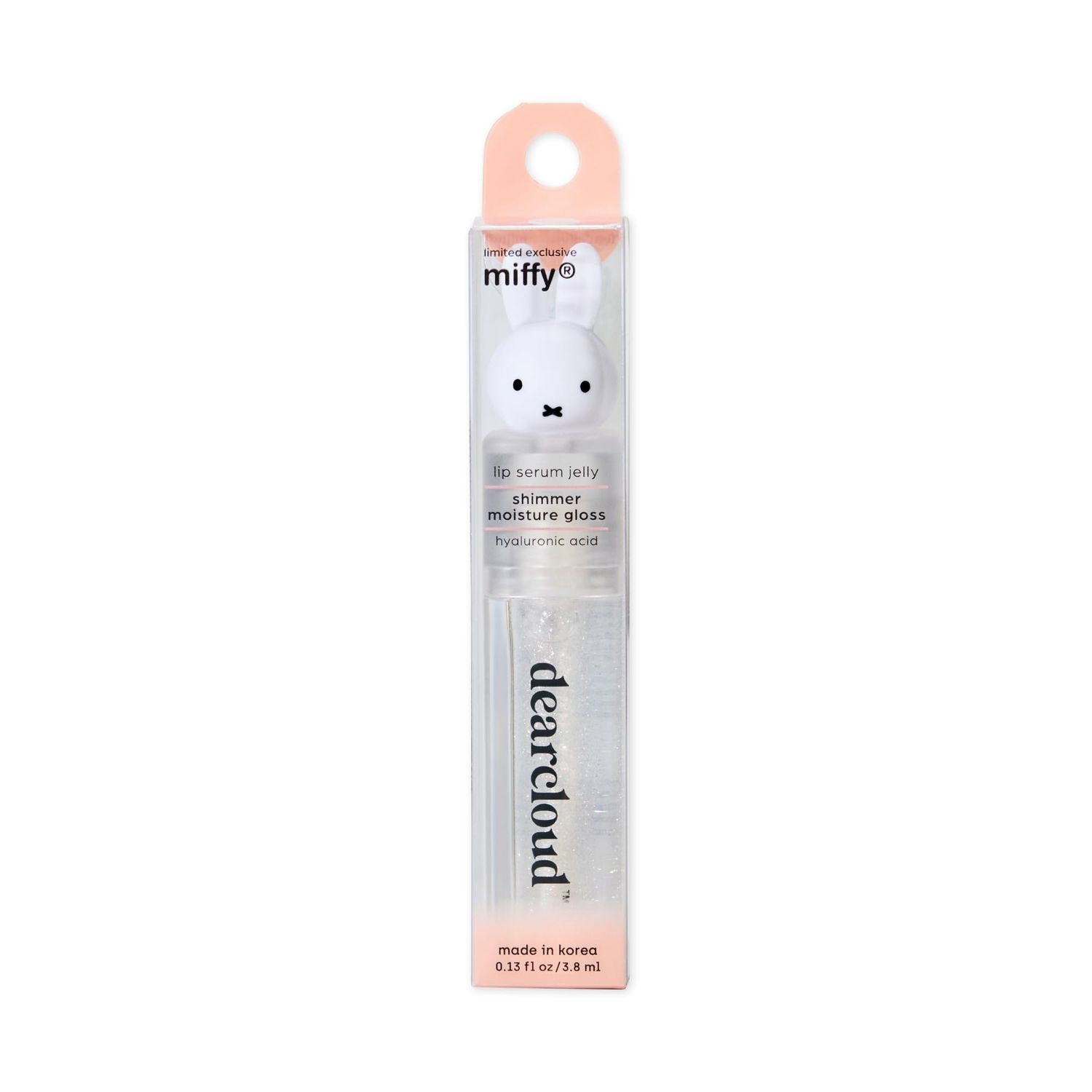 dearcloud x Miffy Lip Serum Jelly - Clear Skies Tinted Gloss for Hydration &amp; Shine (Clear Skies)