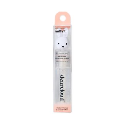 dearcloud x Miffy Lip Serum Jelly - Clear Skies Tinted Gloss for Hydration &amp; Shine (Clear Skies)