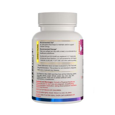 WELLNESS EXTRACT BioQuinol Ubiquinol (CoQ10) with Geranylgeraniol - Master Antioxidant for Heart Health, Cellular Energy 150mg 60 Softgels