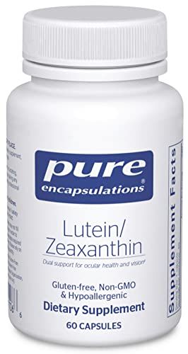 Pure Encapsulations Lutein &amp; Zeaxanthin - Supports Overall Vision - Maintains Macular Pigment &amp; Eye Health - Antioxidant Support - Vegan-Friendly &amp; Non-GMO - 60 Capsules