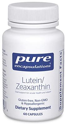 Pure Encapsulations Lutein &amp; Zeaxanthin - Supports Overall Vision - Maintains Macular Pigment &amp; Eye Health - Antioxidant Support - Vegan-Friendly &amp; Non-GMO - 60 Capsules