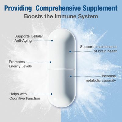 NAD Supplement - NAD Nicotinamide Riboside Resveratrol, Liposomal NAD Supplement 1000mg for for Women & Men - Healthy Aging, Brain and Cellular Energy, Non-GMO, Gluten-Free 80 Capsules