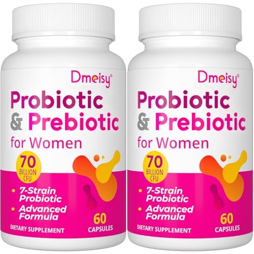 Vaginal Probiotics, 70 Billion CFU Probiotics for Women, 13-in-1 Womens Probiotic &amp; Organic Prebiotics for Vaginal, Urinary, pH Balance, Immune, Gut &amp; Digestive, Bloating Health - 4 Months Supply