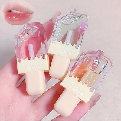 Pakivs 3Pcs Clear Cute Lip Gloss Set,Fruit Flavored Lip Oil Set,Long Lasting Moisturizing,Hydrating Lip Glow Oil for Kids and Teens,Party Gift,Non-toxic