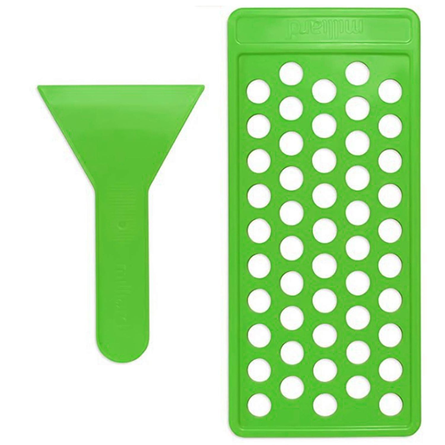 RONRONS Professional Lip Balm Crafting Kits, Lipsticks Filling Tray and Spatula DIY Lipstick Gifts for Women Girls (Green)