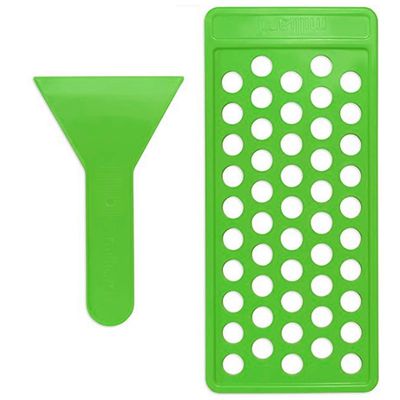 RONRONS Professional Lip Balm Crafting Kits, Lipsticks Filling Tray and Spatula DIY Lipstick Gifts for Women Girls (Green)