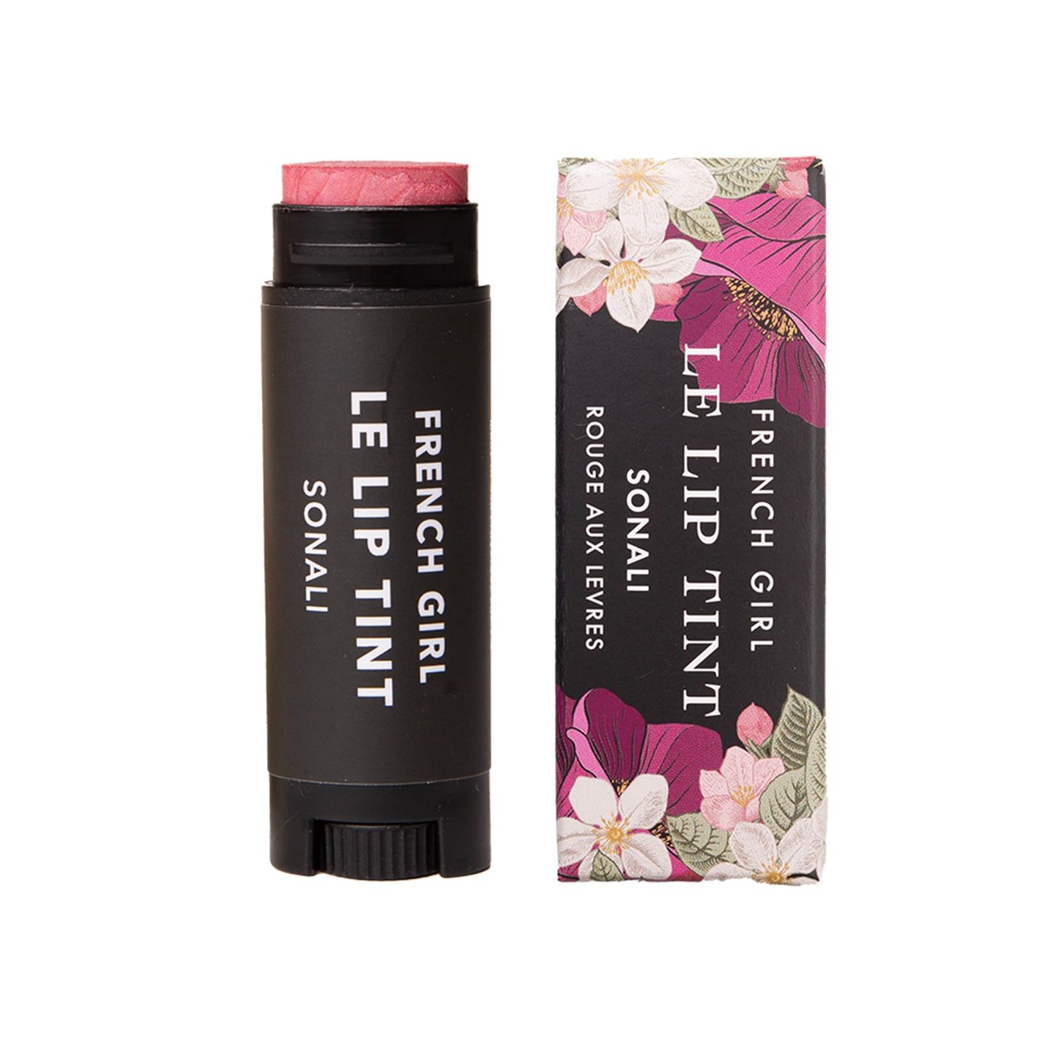 French Girl Le Lip Tint - Moisturizing &amp; Hydrating Lip Balm for Sheer, Buildable Coverage &amp; Shine, Clean Formula, Organic Ingredients, Vegan &amp; Cruelty-Free - Sonali