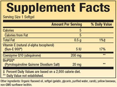 Natural Factors, PQQ-10, Supports Energy and Healthy Aging, Dietary Supplement, 60 softgels (60 servings)