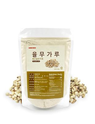 Korean Roasted Job&#39;s tears Powder 300g / 10.6oz - 100 Natural Job&#39;s Tears, Adlay, Savory, Grain