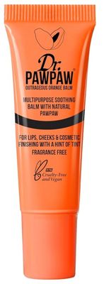 Dr.PAWPAW Outrageous Orange Balm, Multi-Purpose Natural No Fragrance, for Hydrating Lips, Skin, Hair, Cuticles, Nails &amp; Beauty Finishing (10 ml)