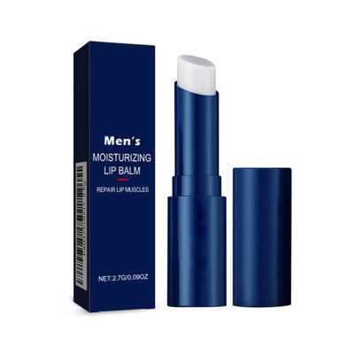 MIESCHER Men&#39;s Lip Balm, Moisturize Lips Remove Dead Skin Moisturizing Lip Balm For Men, Prevent Dry &amp; Cracked Lips Protect Lips, Infused with Vitamin E Lip Care Moisture Lips