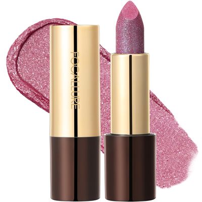 FOCALLURE Glisten Opal Shine Lipstick, High Impact Lip Color, Moisturizing Tinted Lip Balm, Lightweight &amp; Hydrating Formula for Lip Care, SWEET KARMA