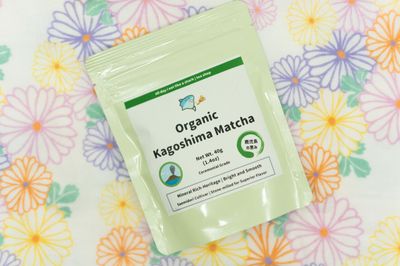 Saemidori Organic Ceremonial Matcha, from Kagoshima, Japan, JAS Certified, Authentic Japanese Origin, 100 Pure Premium matcha powder (Kagoshima Saemidori Matcha 40g bag)