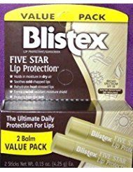 Blistex Five Star Lip Protection Water Resistant, SPF 30 Value Pack 2 Balm