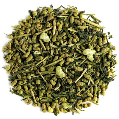 Matcha Genmaicha Organic Rice Japanese Tea - Green Genmai Cha With Matcha Directly From Japan - Toasted Brown Rice Popcorn Tea - Japan Genmaicha Genmai Tea Matcha Tea Japanese Rice Genmaicha Tea