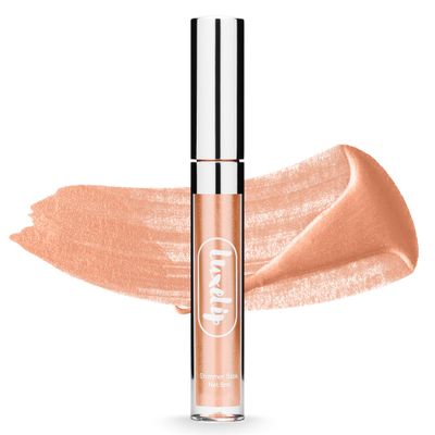 LuxeLip Matte Lipstick, Hydrating Non-Sticky Lip Gloss for Luminous Shine &amp; Moisturized Lips, Lightweight, Long-Lasting Glossy Finish, Cruelty-Free Lip Makeup for Women (Champagne Frost, 8ml)