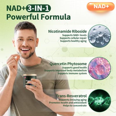 Liposomal Nicotinamide Riboside 900mg, NAD Supplements for Women, NAD Resveratrol Supplement, Quercetin, High Purity NMN Supplement Alternative for Anti-Aging, Energy, Focus(80 Capsules)