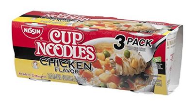 Nissin Cup Noodles Ramen Noodle Soup Chicken Flavor - 3 CT